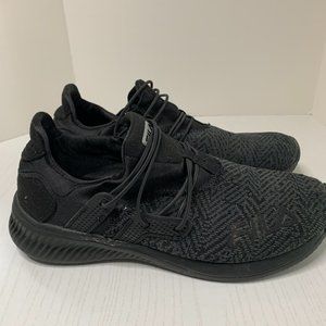 FILA Sneakers Black and Gray Built in Elastic Laces